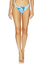 view 1 of 4 Corazon Halo Bikini Bottom in Dolce Blue