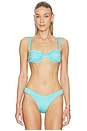 view 1 of 4 Ariel Ruched Bra in Mars Blue