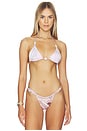 view 1 of 5 Orion String Bikini Top in Deco Pink