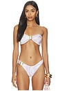 view 1 of 5 Coast Moonstone Bandeau Bikini Top in Deco Pink
