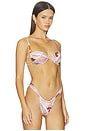view 2 of 4 TOP BIKINI CON AROS PISCES in Deco Mocha