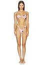 view 4 of 4 TOP BIKINI CON AROS PISCES in Deco Mocha