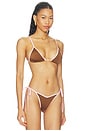 view 2 of 4 HAUT DE MAILLOT DE BAIN TRIANGLE THRILLS in Mocha