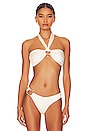 view 1 of 4 Locket Bandeau Bikini Top in Ivory