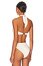 view 3 of 4 Locket Bandeau Bikini Top in Ivory