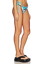 view 2 of 4 Phenomena Layered Bikini Bottom in Artifice Aqua