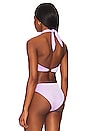 view 3 of 4 Locket Bikini Top in Periwinkle