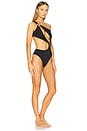 view 2 of 5 Orbit Butterfly One Piece Swimsuit in Black