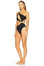 view 3 of 5 Orbit Butterfly One Piece Swimsuit in Black