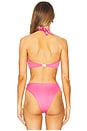 view 3 of 4 Locket Bandeau Top in Barbie