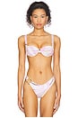 view 1 of 4 Ariel Ruched Bikini Top in Antibes