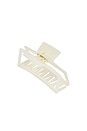 view 3 of 3 Amore Hair Clip in White Gloss