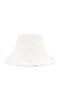 view 3 of 3 Evan Bucket Hat in White