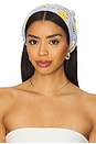 view 1 of 3 Hayes Crochet Knit Headscarf in Cornflower Blue
