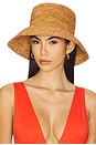 view 1 of 3 Sydney Bucket Hat in Brown Rattan