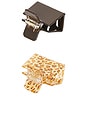 view 2 of 3 PIA ヘアクリップ in Cheetah & Brown