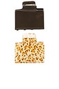 view 3 of 3 PIA ヘアクリップ in Cheetah & Brown