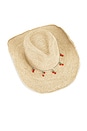 view 4 of 4 SOMBRERO DE COWBOY AMARENA in Rattan