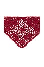 view 3 of 3 Ruthie Head Scarf in Ruby