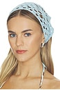 view 1 of 3 Fable Head Scarf in Light Sky