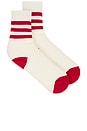 view 1 of 2 Kenny Sock in Red Stripe