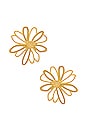 view 1 of 2 BRINCOS DAISY in Gold