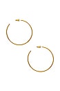 view 2 of 2 Beau Hoops in Gold