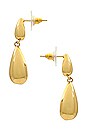 view 2 of 2 CRUZ 드랍 귀걸이 in Gold