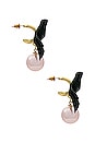 view 2 of 2 PENDIENTES EM in Noir