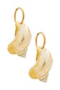 view 1 of 3 Shell Earrings in Pearl