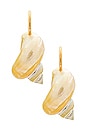 view 3 of 3 Shell Earrings in Pearl