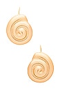 view 1 of 2 Nautilus Earrings in Gold