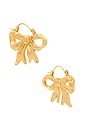 view 1 of 3 Bow Party Earrings in Gold