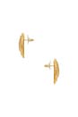 view 2 of 2 Marina Earrings in Gold Swirl