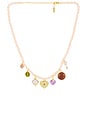 view 1 of 2 Indie Necklace in Peach Pearl