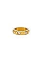 view 3 of 3 Moon Ring in Gold