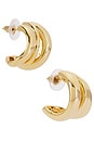 view 1 of 3 CRÉOLES ZURI in Gold