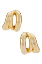 view 3 of 3 CRÉOLES ZURI in Gold