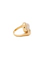 view 2 of 3 Arrow Fluid Rings in Gold