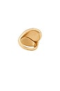 view 3 of 3 Arrow Fluid Rings in Gold