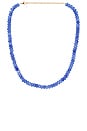 view 1 of 2 Cosmic Beaded Gemstone Necklace in Cornflower