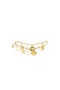 view 2 of 2 Maddie Shell Charm Anklet in Ivory Shell