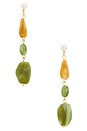view 1 of 2 Maris Drop Earrings in Geode