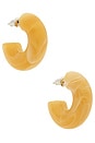 view 1 of 3 Salma Earrings in Orange Cream