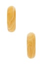 view 2 of 3 Salma Earrings in Orange Cream
