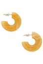 view 3 of 3 Salma Earrings in Orange Cream