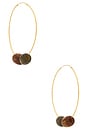 view 1 of 3 Treasure Hoop Earing in Bohemian
