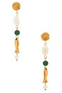 view 1 of 2 BOUCLES D'OREILLES LA PAZ in Gold