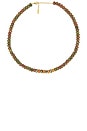 view 1 of 3 COLLIER AVEC PERLES NARA in Stone