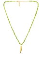 view 1 of 3 Lume Necklace in Chartreuse